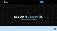 Desktop Screenshot of ionicware.com